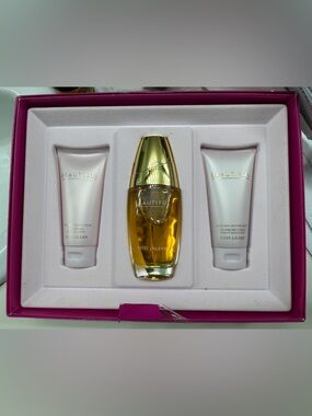 Estee Lauder Beautiful Bath & Body Set - Gold, Pink